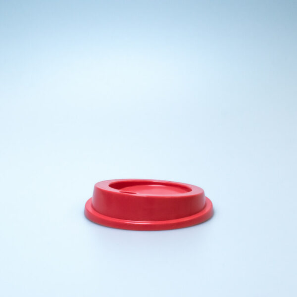 On the Go Coffee Lid Jive Strawberry Red - front