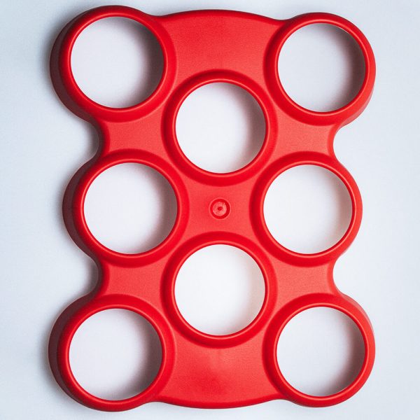 DanceTray 8 Holes Red