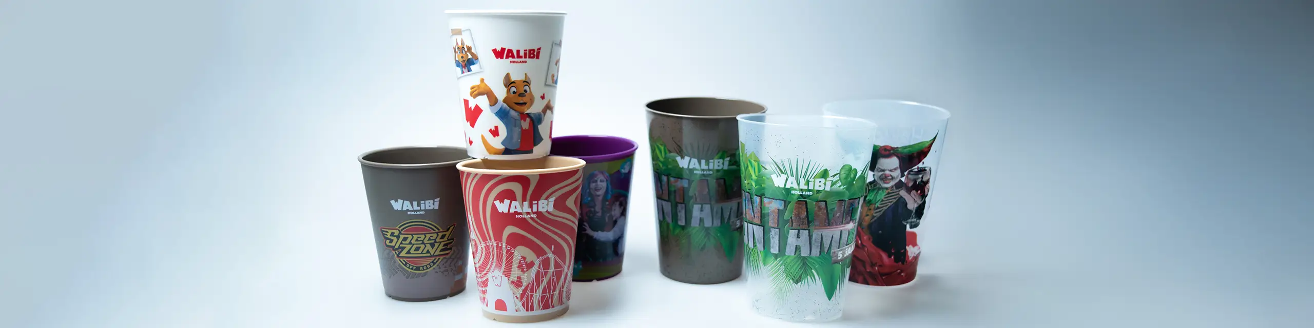 Walibi herbruikbare bekers