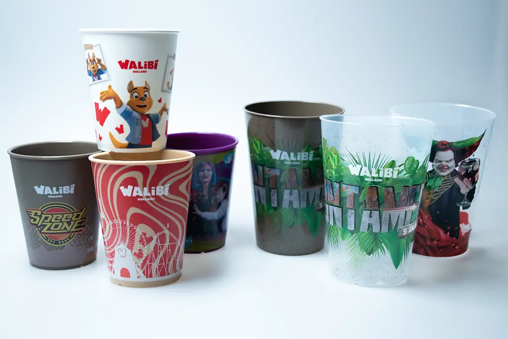 Walibi herbruikbare bekers